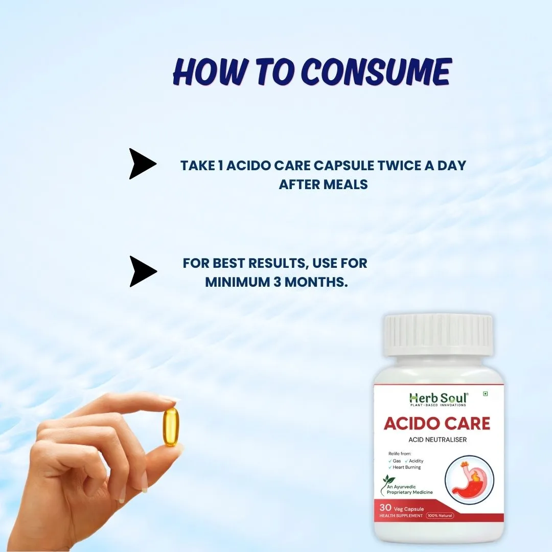 Acido Care Capsule Dosage