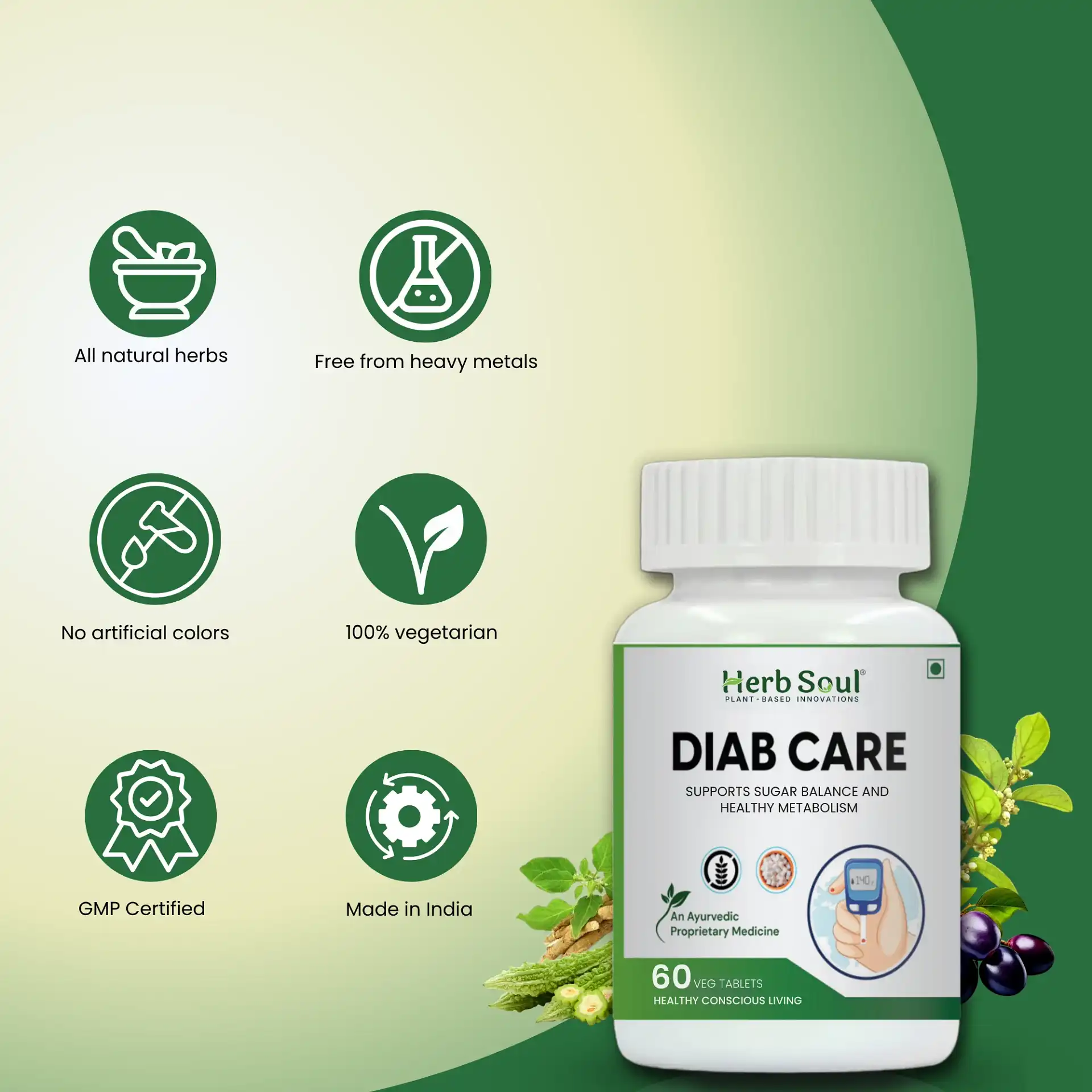 Diab Care Tablet Features
